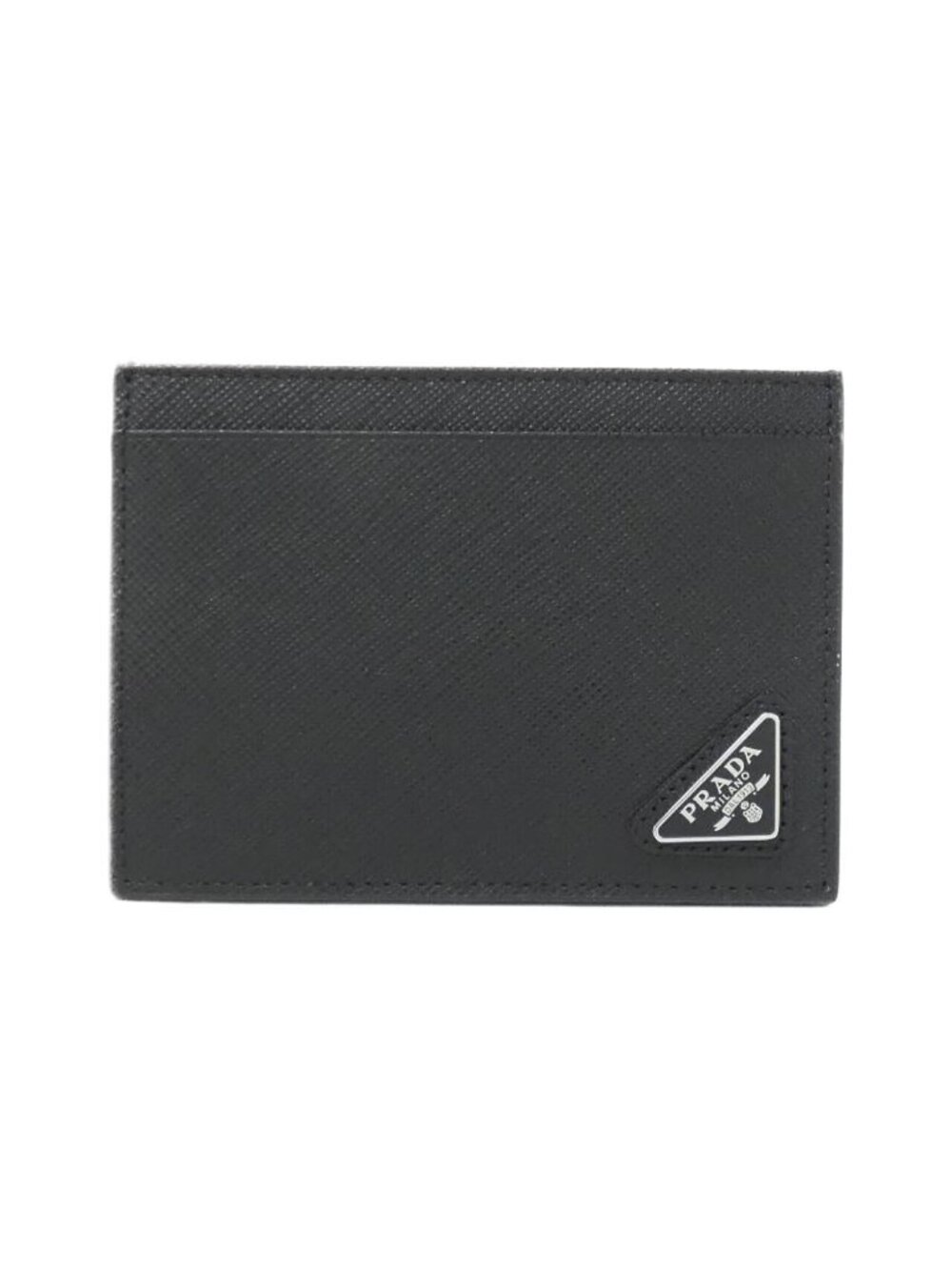 Prada Card Case Card Holders Silver
